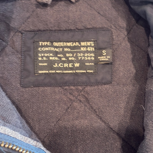 J CREW Men's Black Quilted Vest S Small - Picture 8 of 8